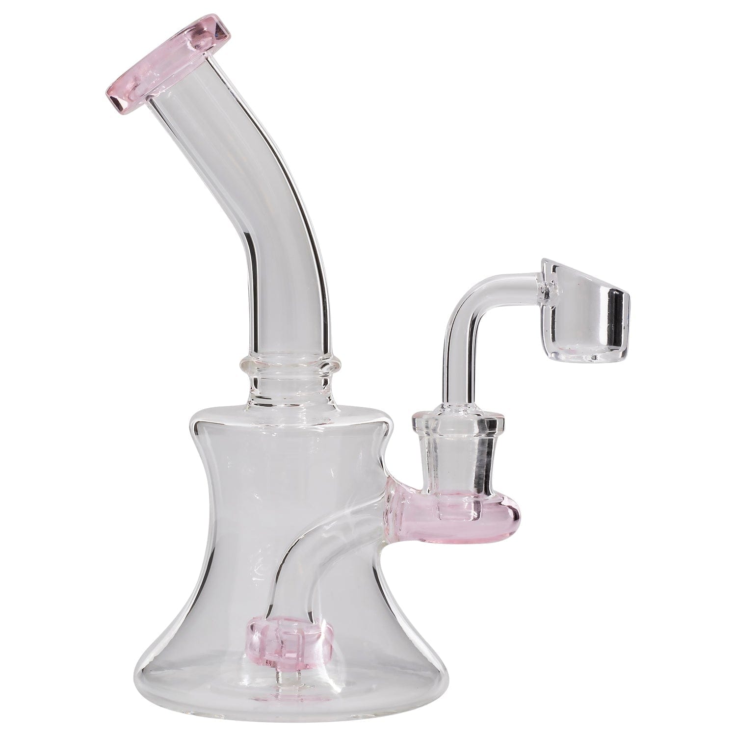 Glassic Dab Rigs Glassic Hourglass Dab Rig with Color Accents
