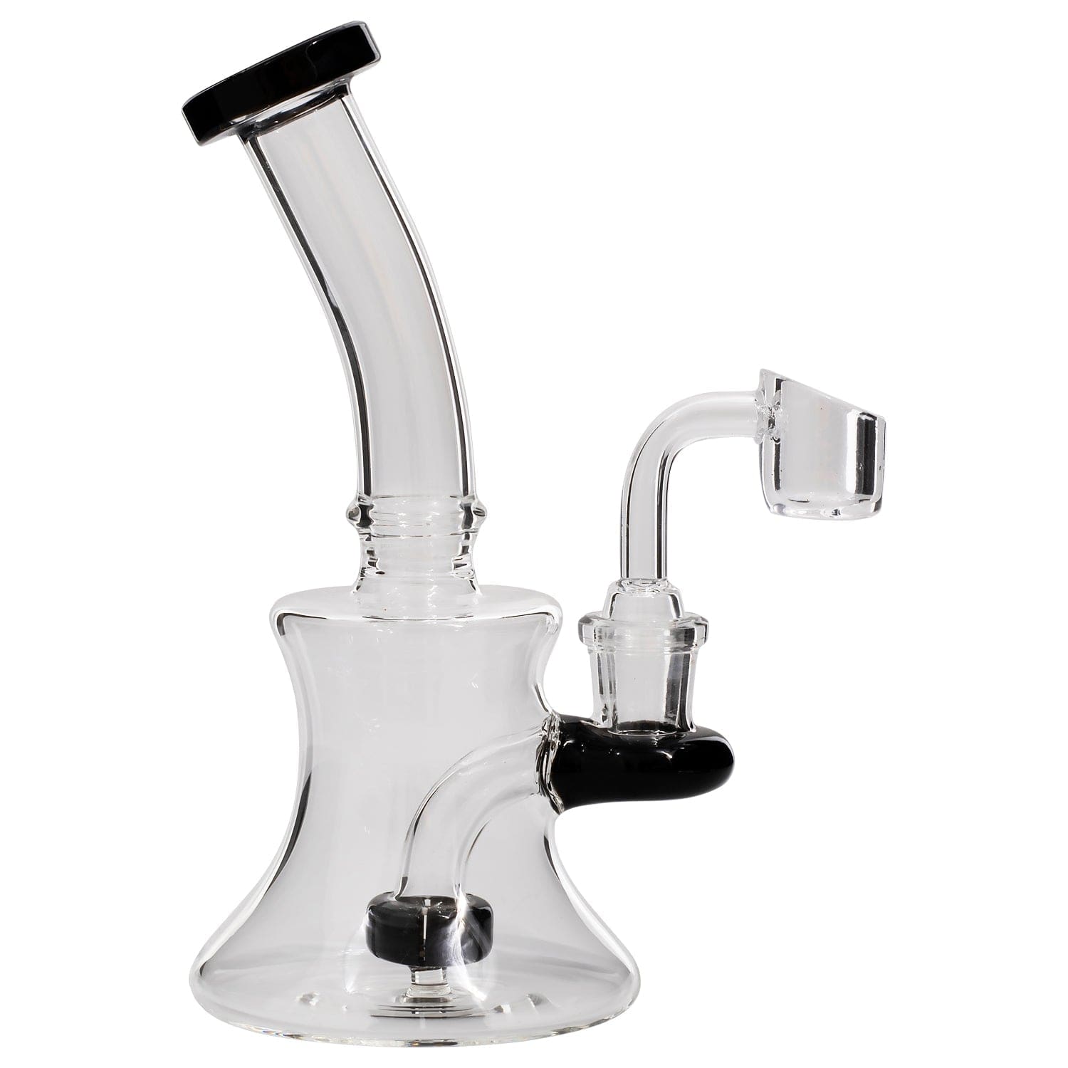 Glassic Dab Rigs Glassic Hourglass Dab Rig with Color Accents