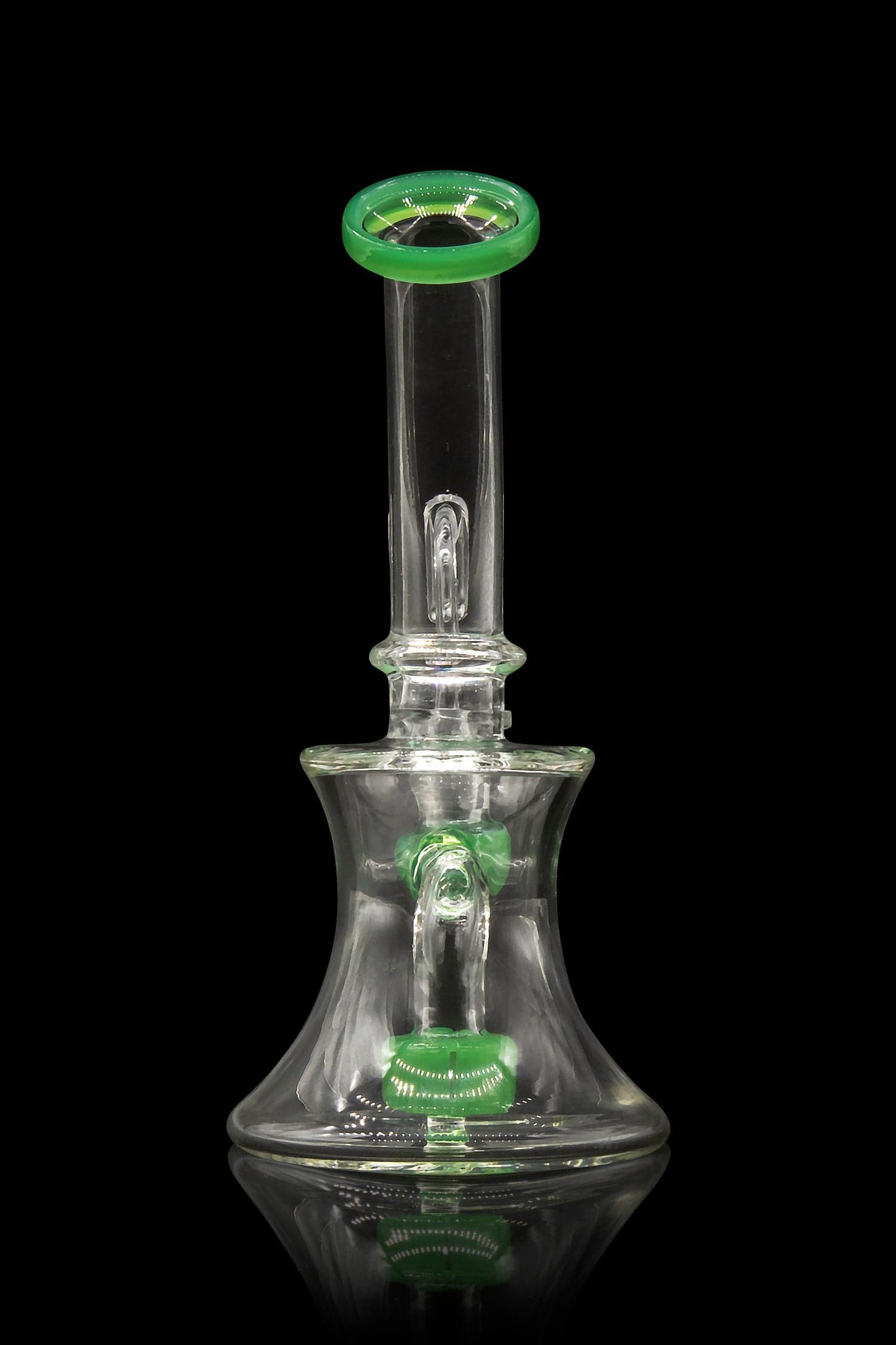 Glassic Dab Rigs Glassic Hourglass Dab Rig with Color Accents