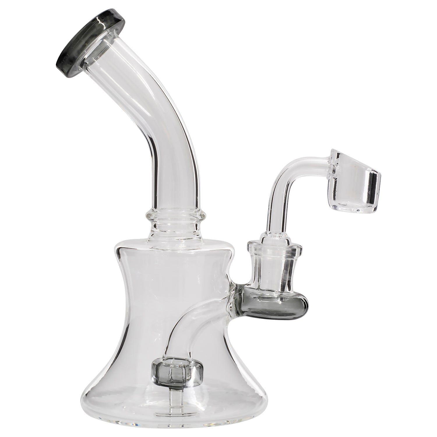 Glassic Dab Rigs Glassic Hourglass Dab Rig with Color Accents