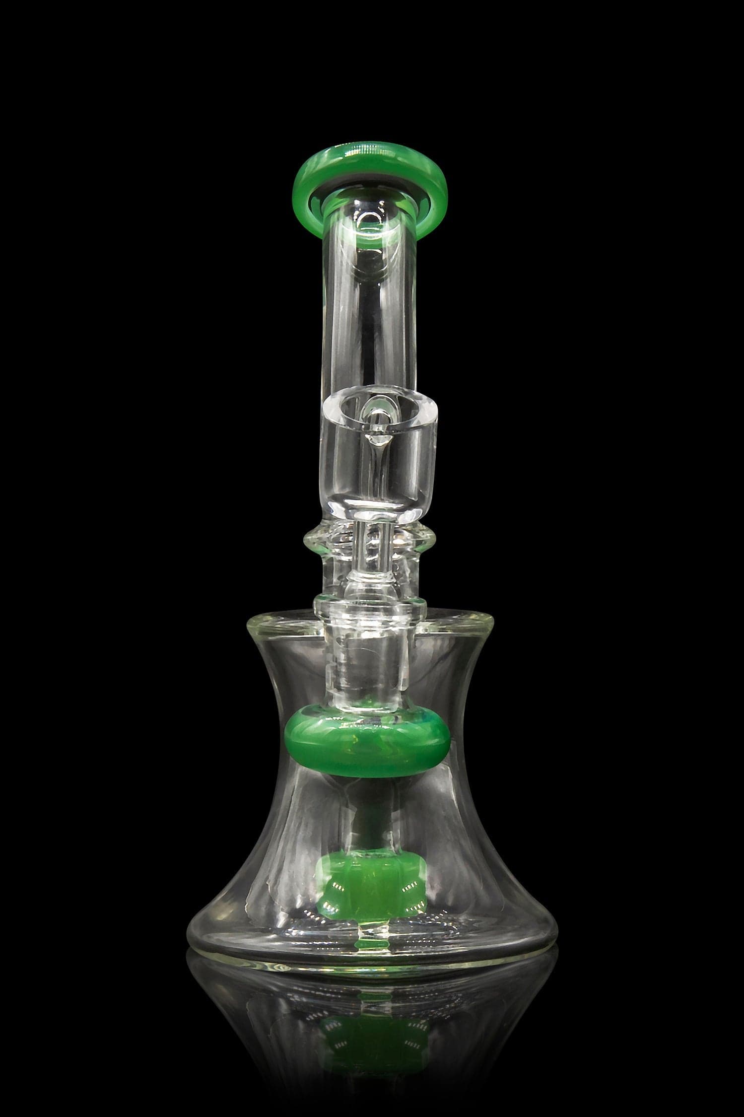 Glassic Dab Rigs Glassic Hourglass Dab Rig with Color Accents