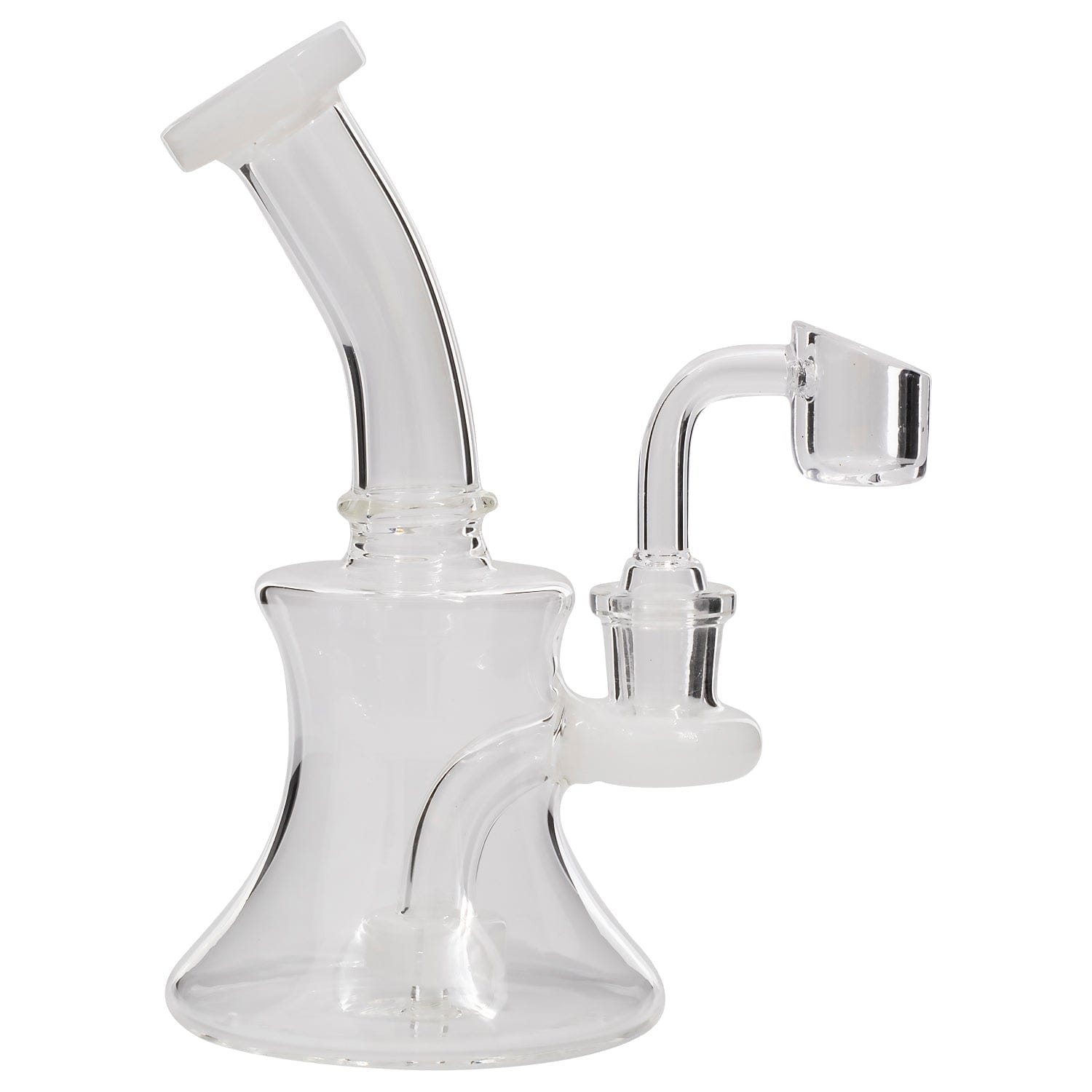 Glassic Dab Rigs Glassic Hourglass Dab Rig with Color Accents