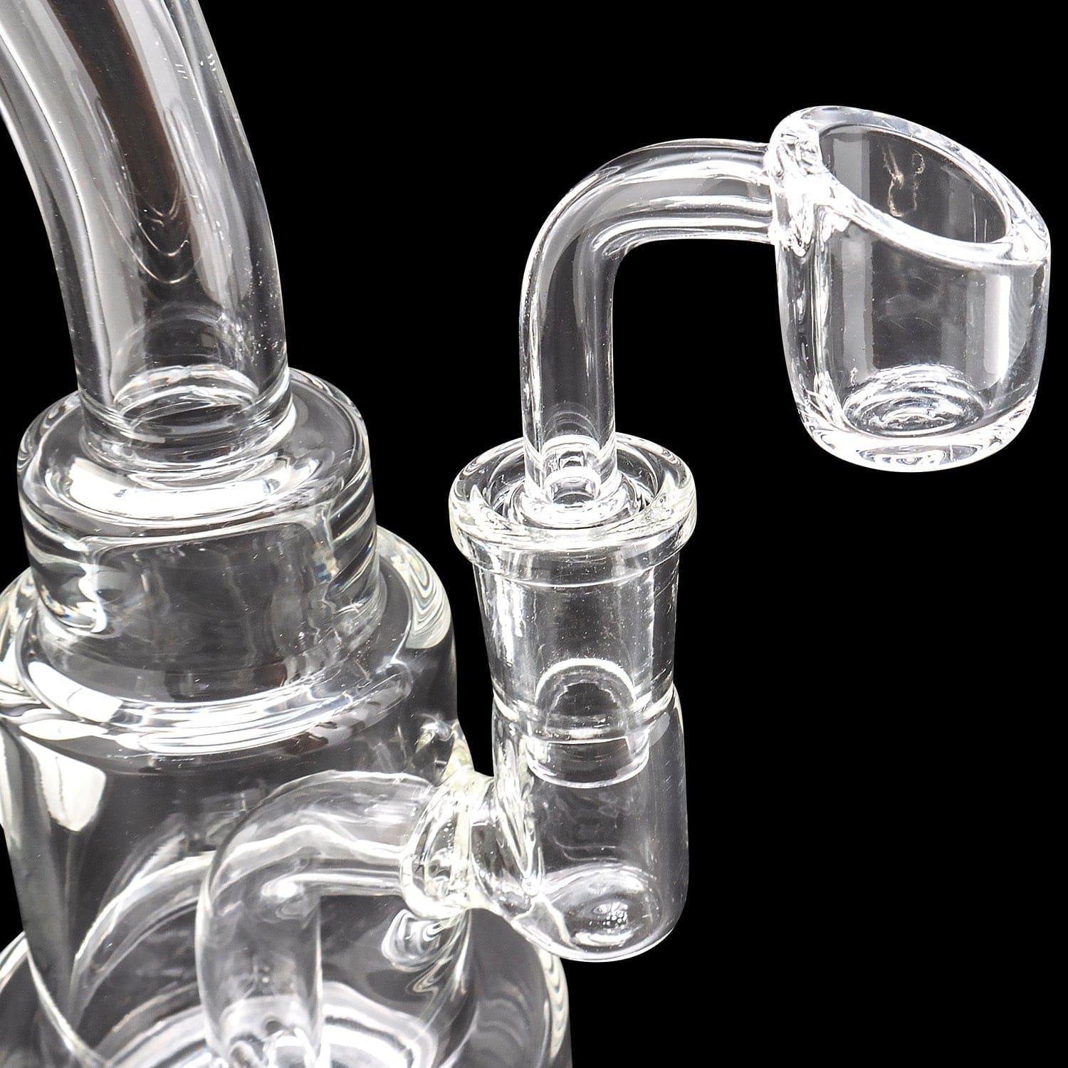 Glassic Dab Rigs Glassic Stacked-Cake Dab Rig Banger Hanger
