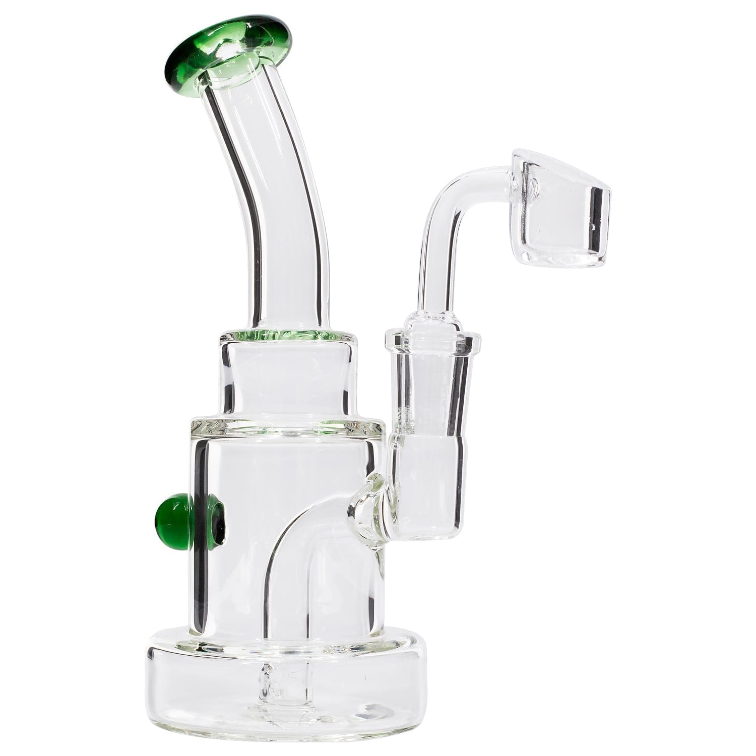 Glassic Dab Rigs Glassic Stacked-Cake Dab Rig Banger Hanger