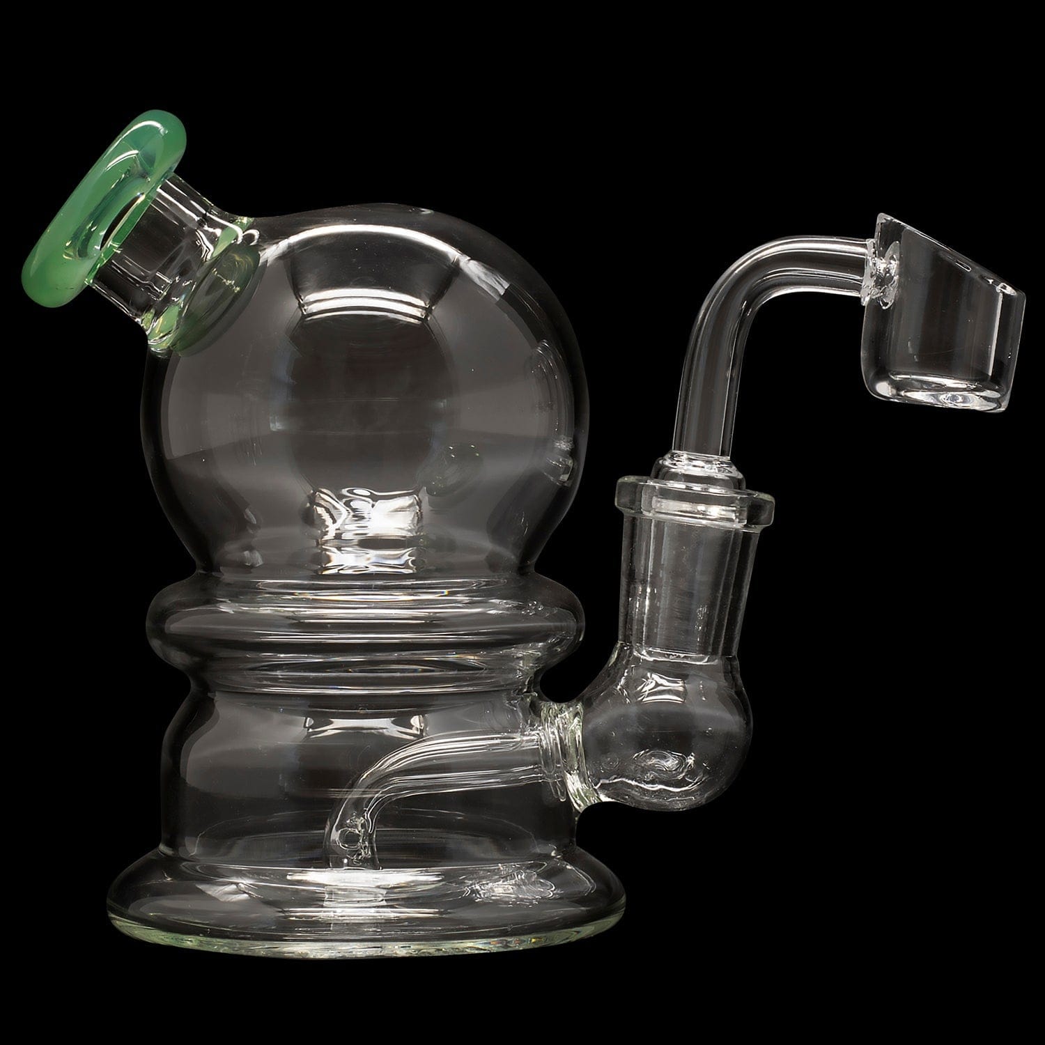 Glassic Dab Rigs Green Slime Glassic Bubble Dome Banger Hanger