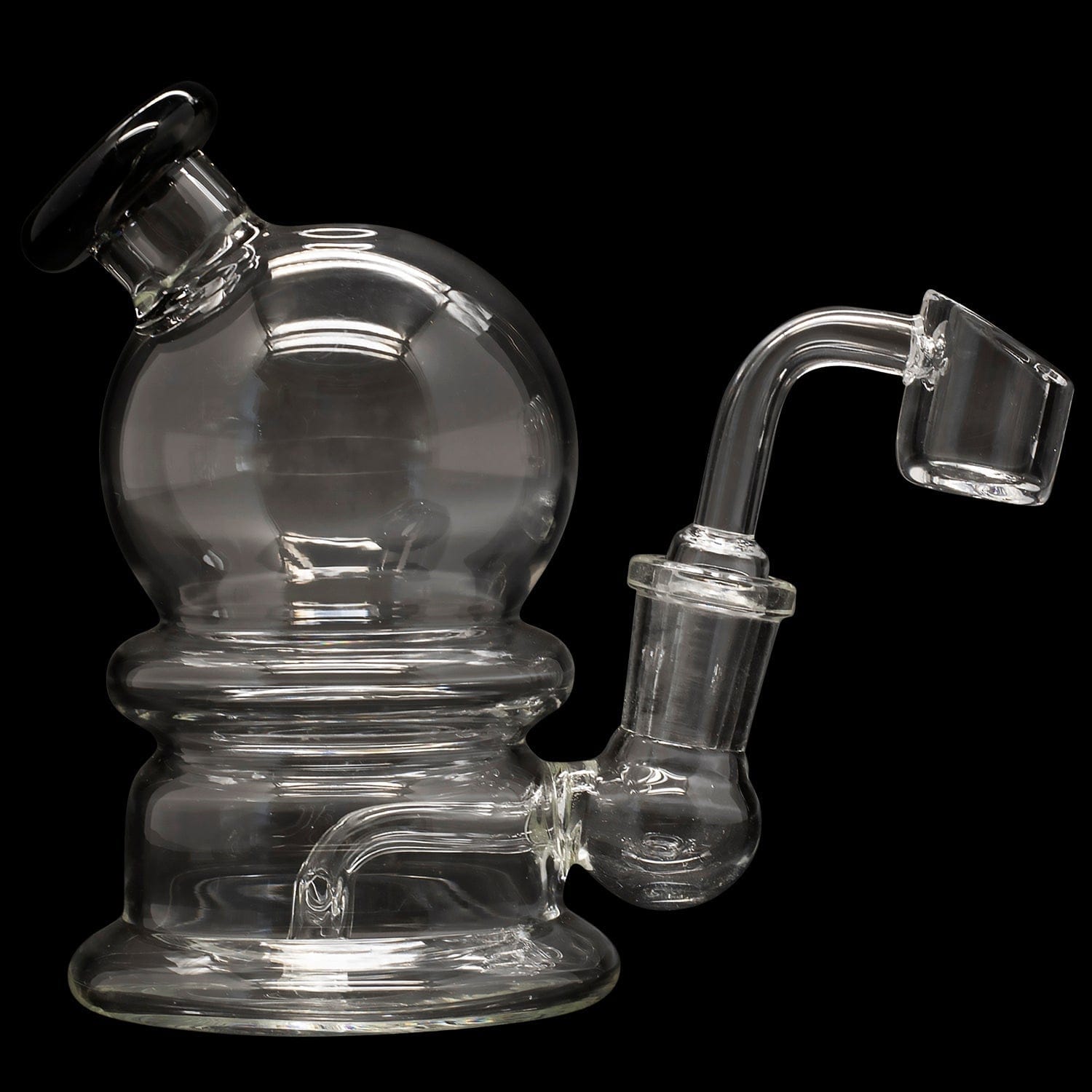 Glassic Dab Rigs Onyx Glassic Bubble Dome Banger Hanger