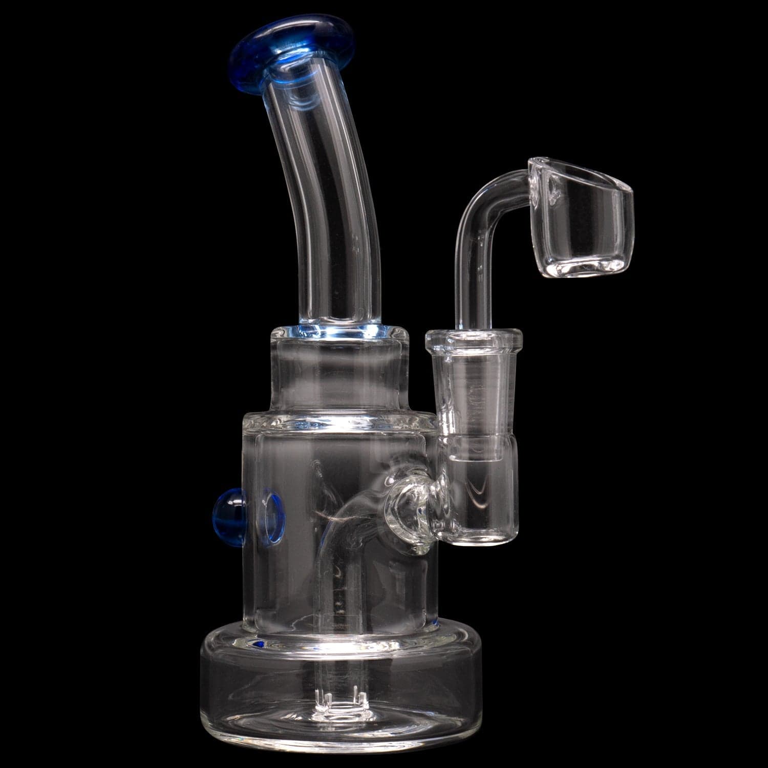 Glassic Dab Rigs Sapphire Glassic Stacked-Cake Dab Rig Banger Hanger