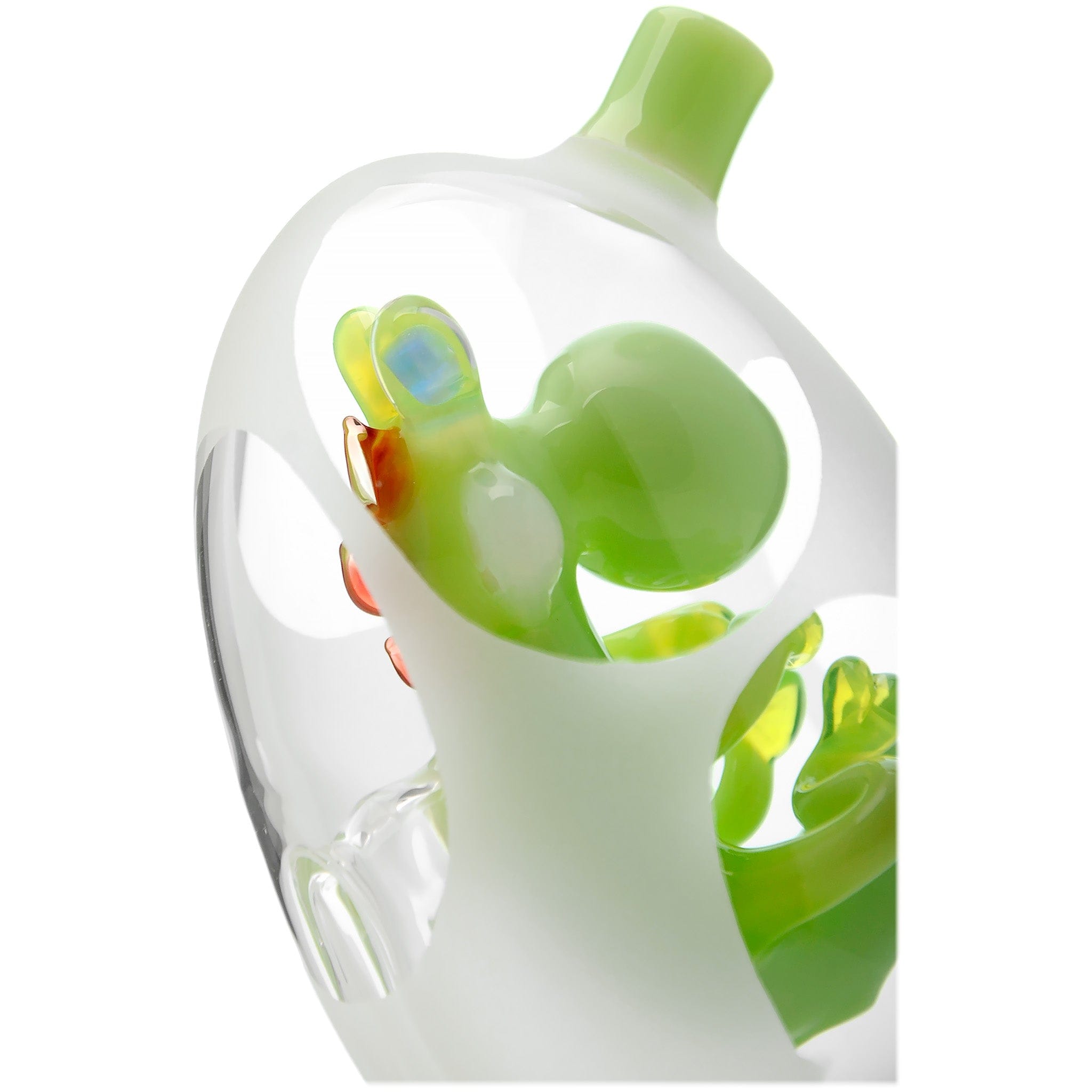 Glassic Smoking Accessories Glassic Frosted Dino Egg Puffco Peak Glass Attachment