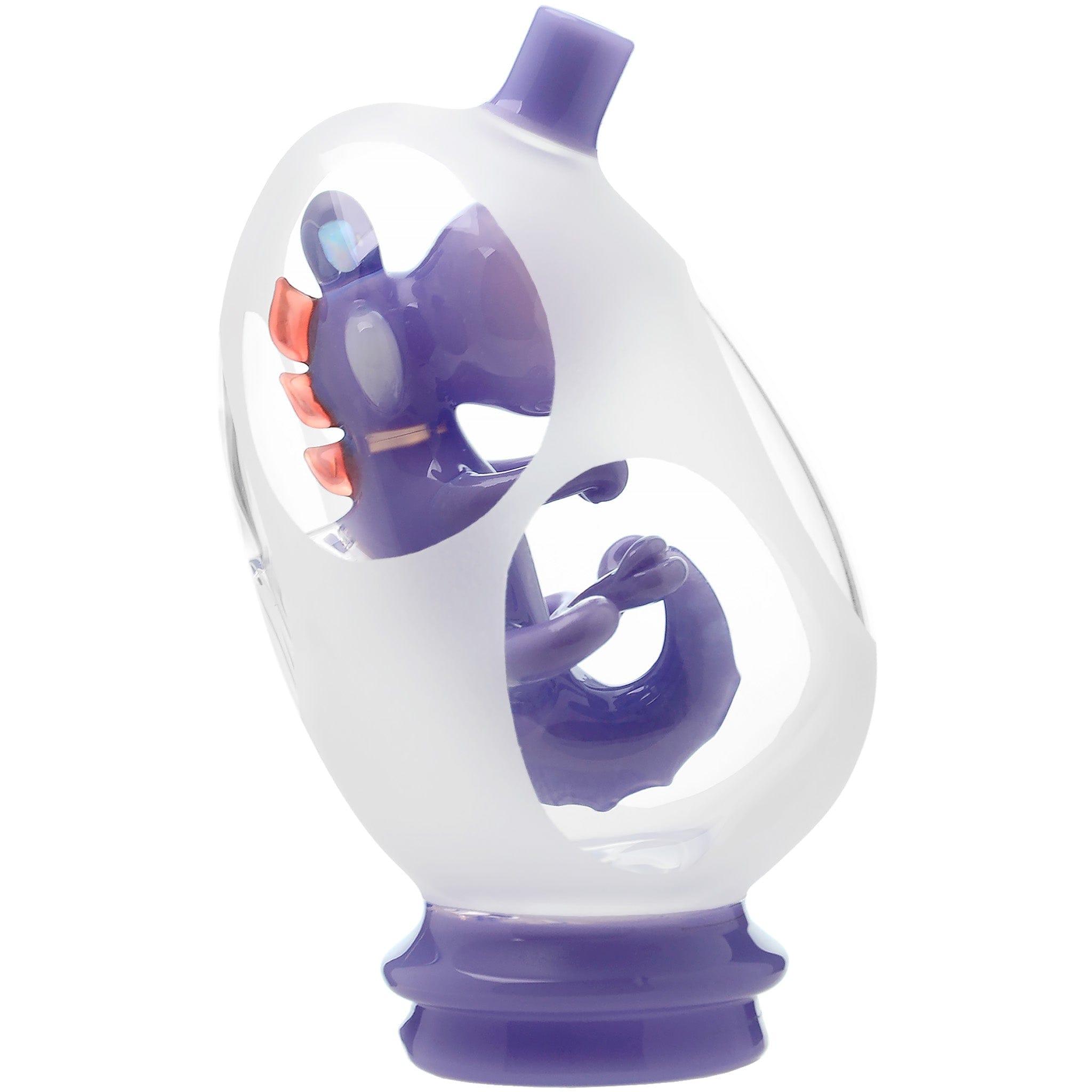 Glassic Smoking Accessories Glassic Frosted Dino Egg Puffco Peak Glass Attachment