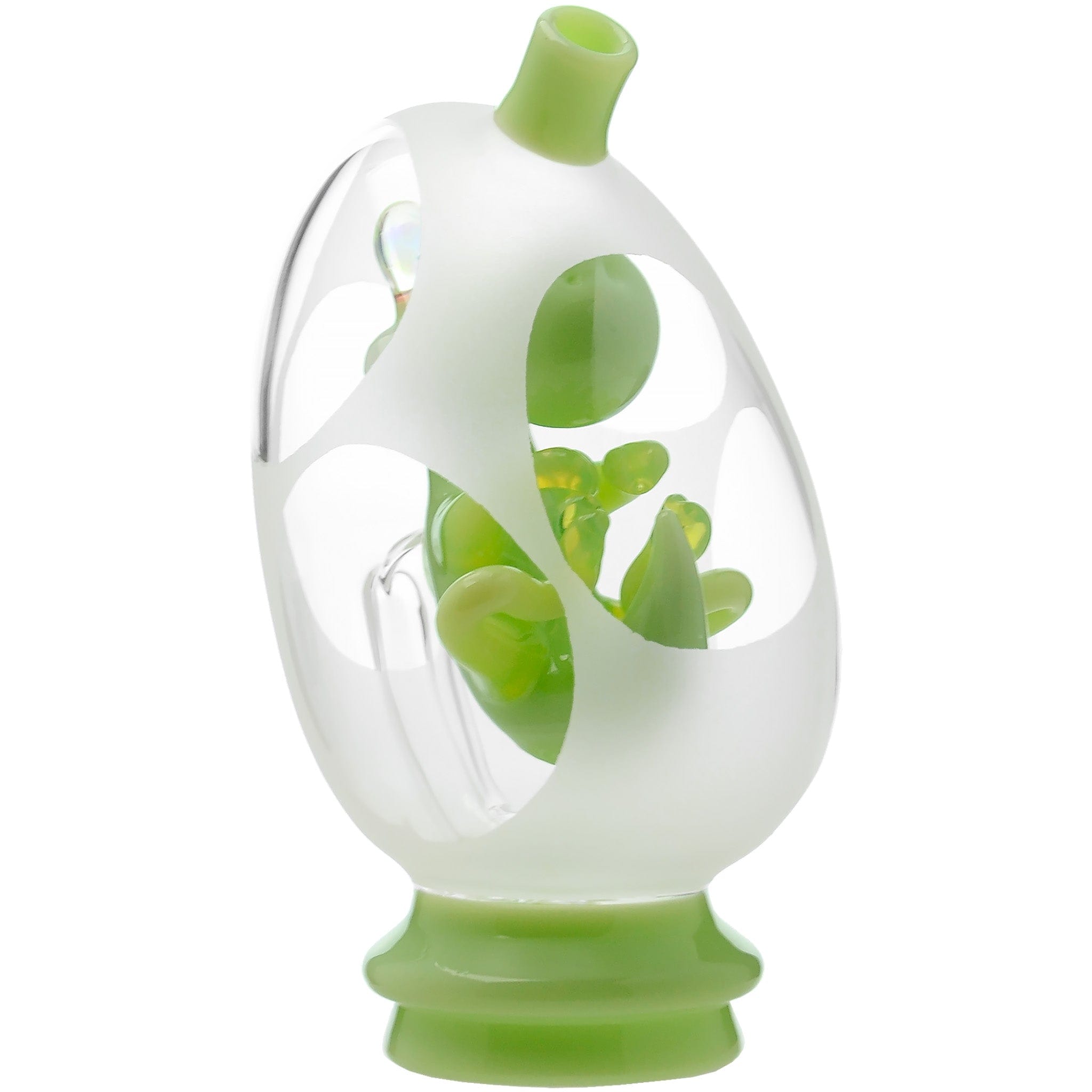 Glassic Smoking Accessories Glassic Frosted Dino Egg Puffco Peak Glass Attachment