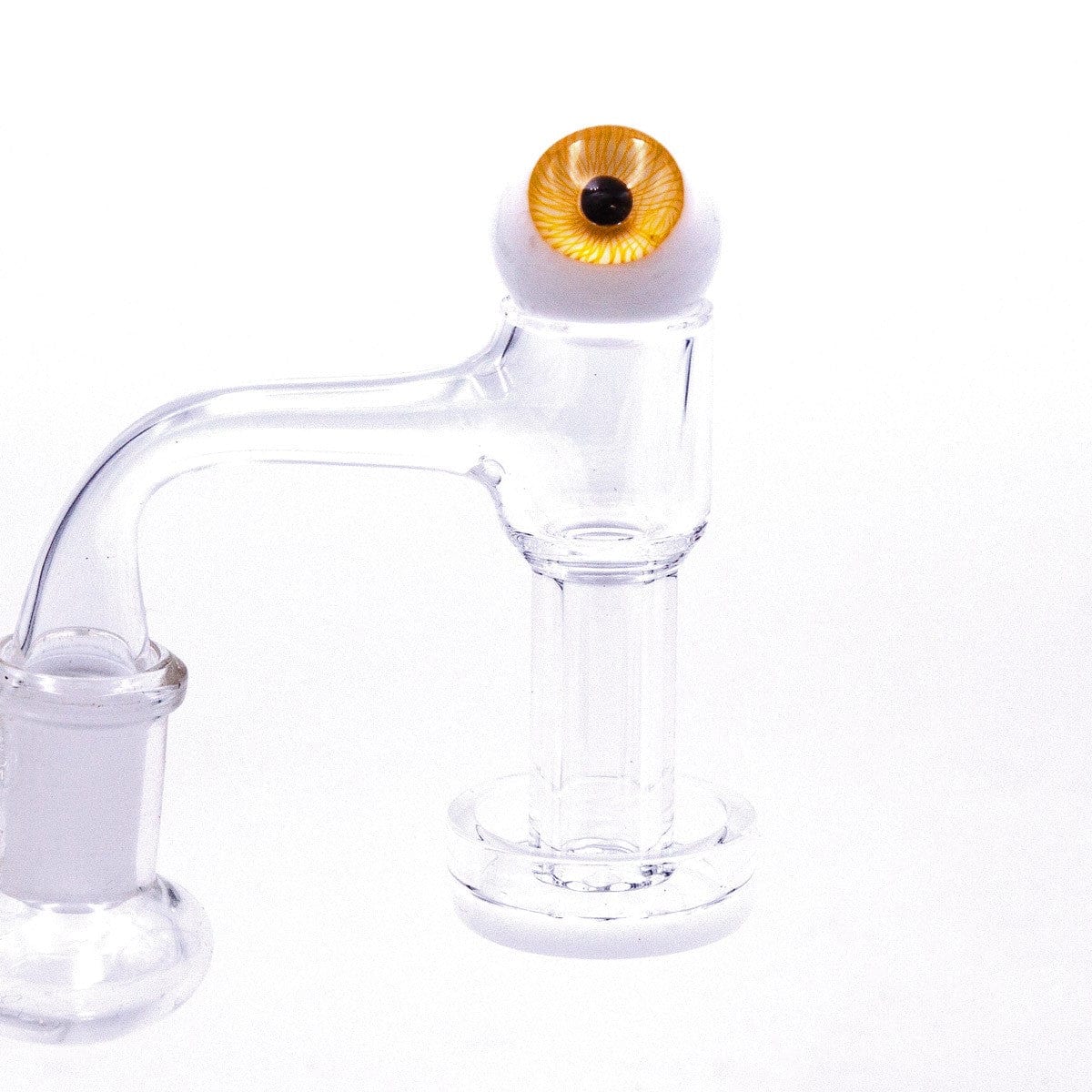 The Stash Shack Yellow Glass Eyeball Terp Marble Cap