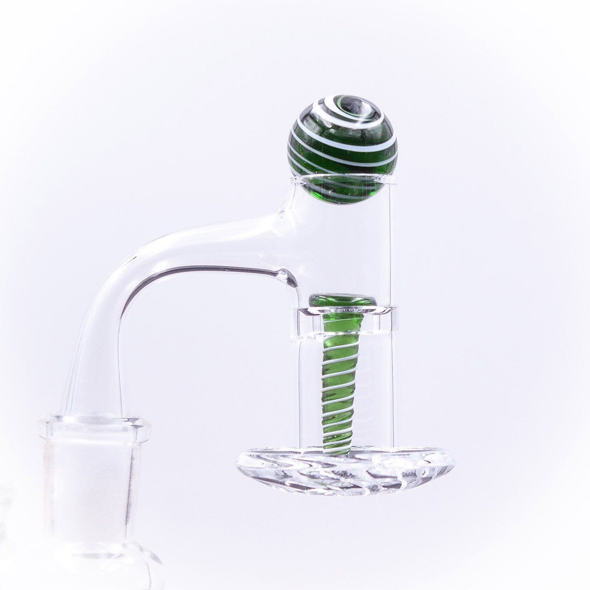 The Stash Shack Carb Cap Glass Terp Screw and Marble Slurper Cap Set