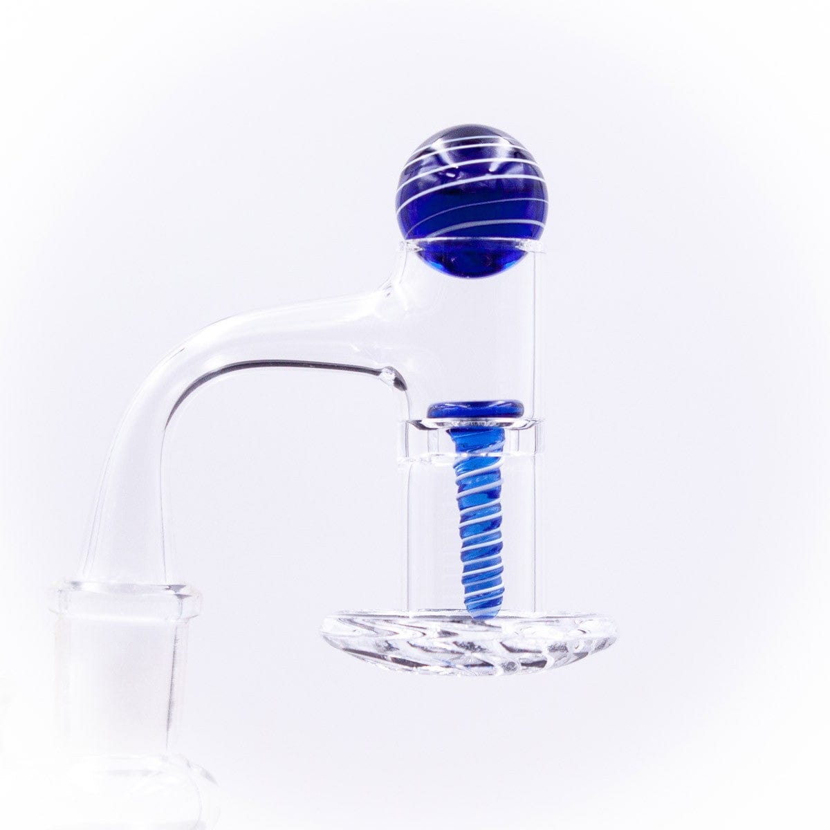 The Stash Shack Carb Cap Glass Terp Screw and Marble Slurper Cap Set