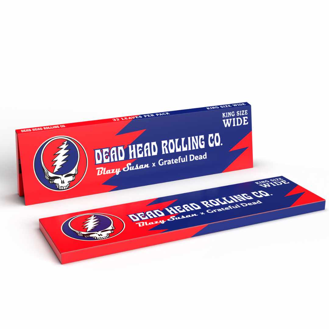 Blazy Susan Grateful Dead Rolling Papers - King Size Wide- Display Box
