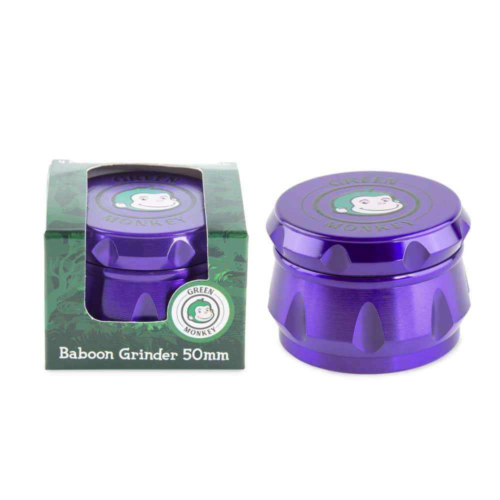 Green Monkey Grinders Baboon Crown 50mm Grinder