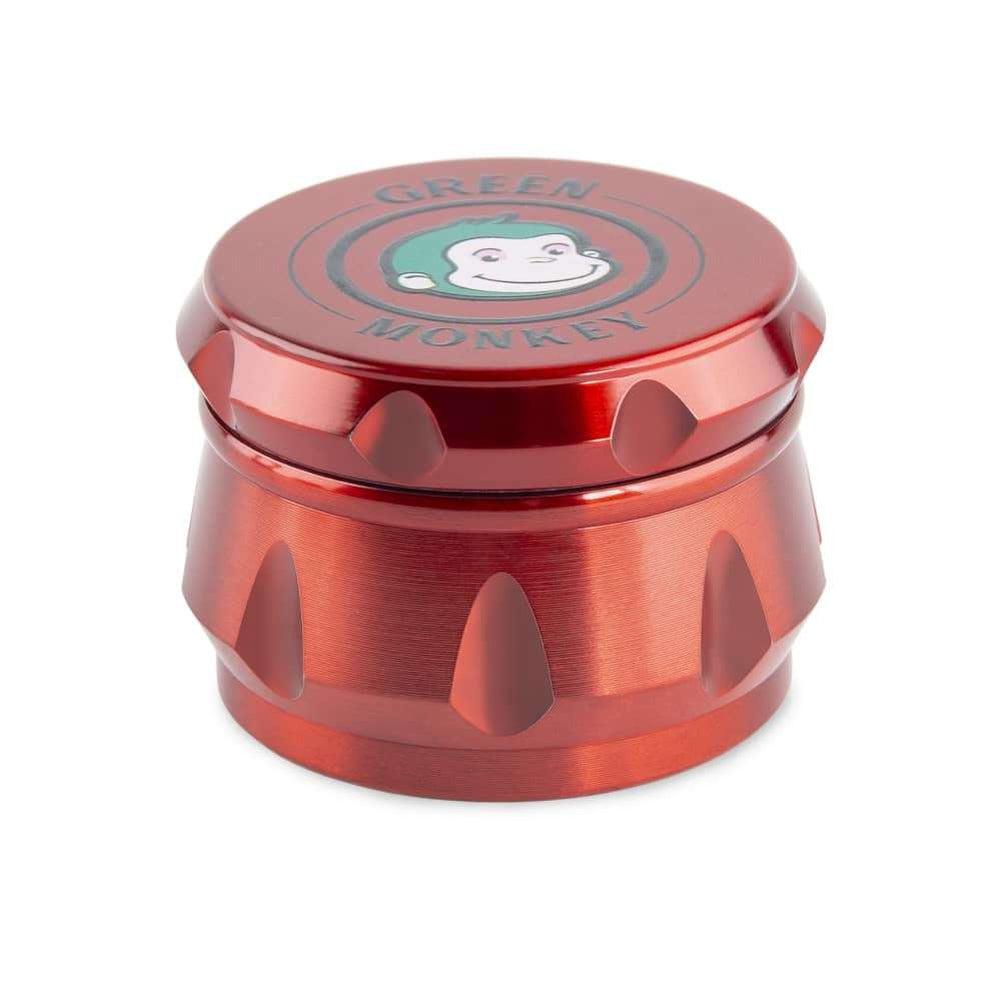 Green Monkey Grinders Red Baboon Crown 50mm Grinder