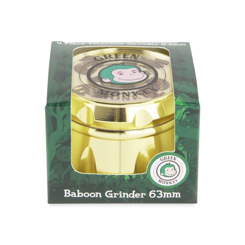 Green Monkey Grinders Baboon Crown 63mm Grinder