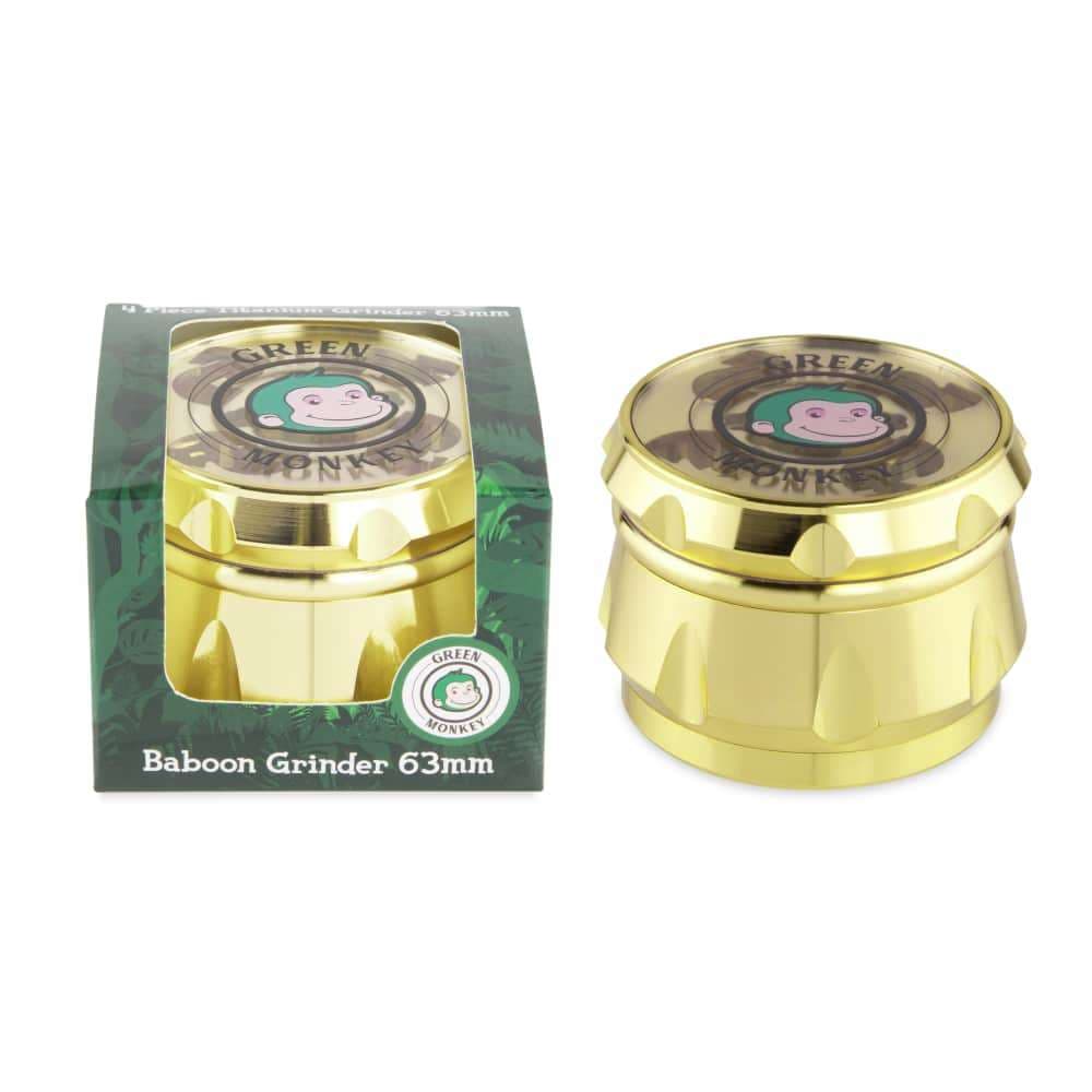 Green Monkey Grinders Baboon Crown 63mm Grinder