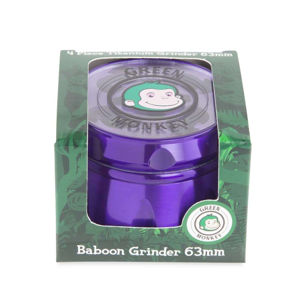 Green Monkey Grinders Baboon Crown 63mm Grinder