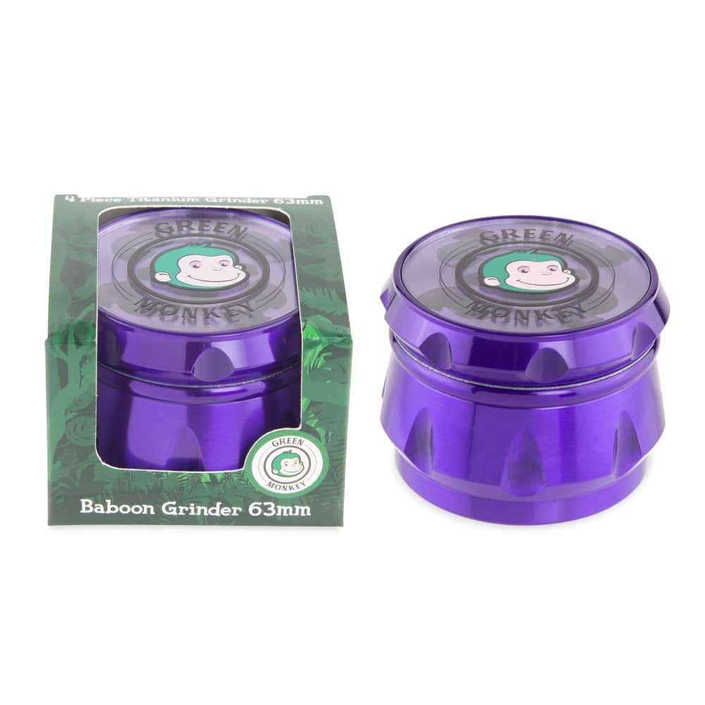 Green Monkey Grinders Baboon Crown 63mm Grinder