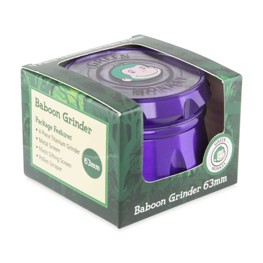 Green Monkey Grinders Baboon Crown 63mm Grinder