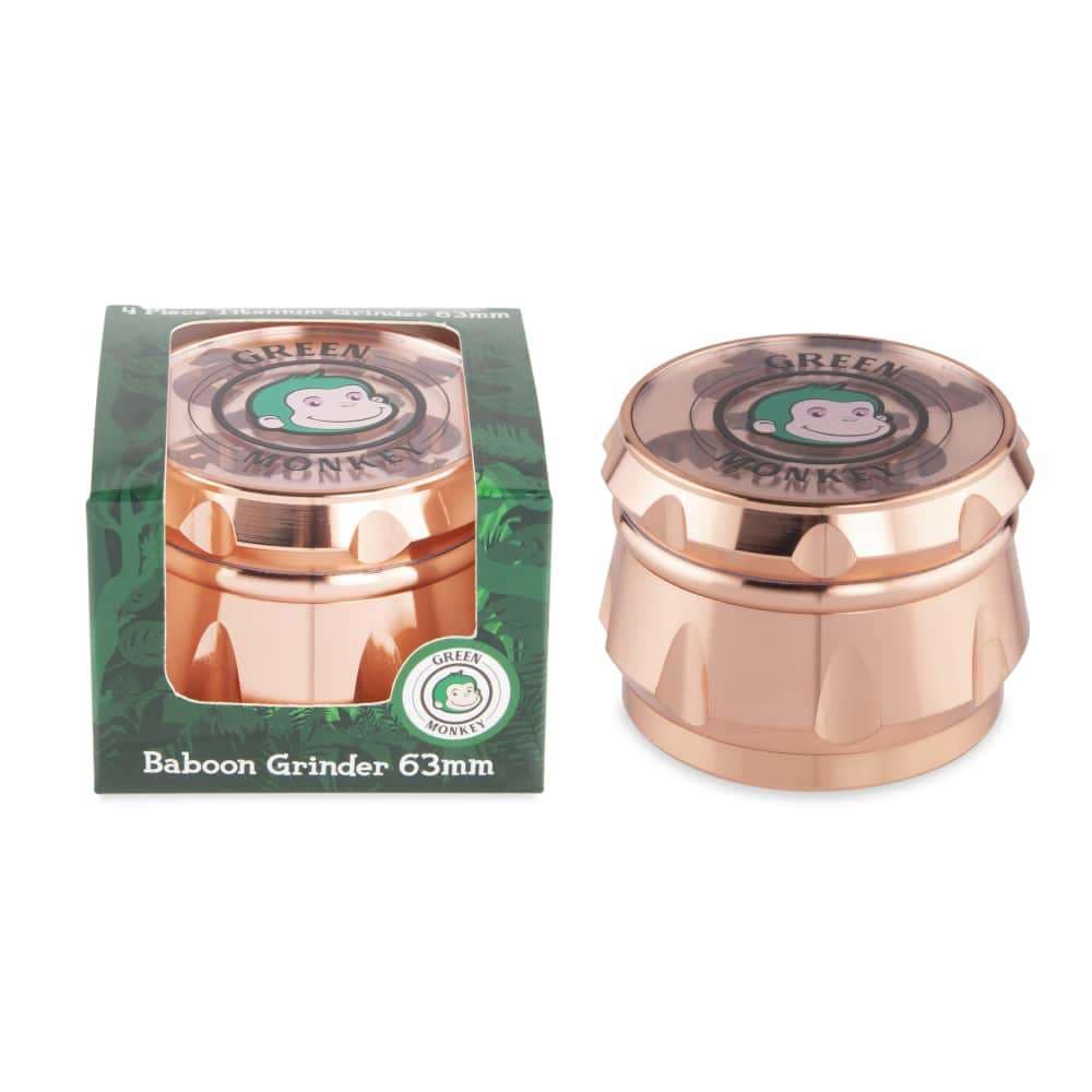 Green Monkey Grinders Baboon Crown 63mm Grinder