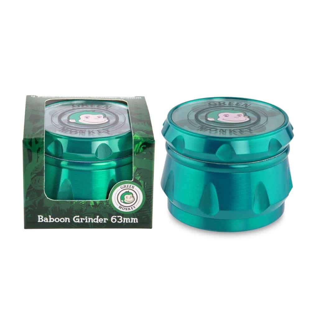 Green Monkey Grinders Baboon Crown 63mm Grinder