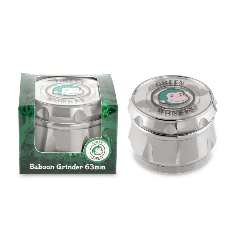 Green Monkey Grinders Baboon Crown 63mm Grinder