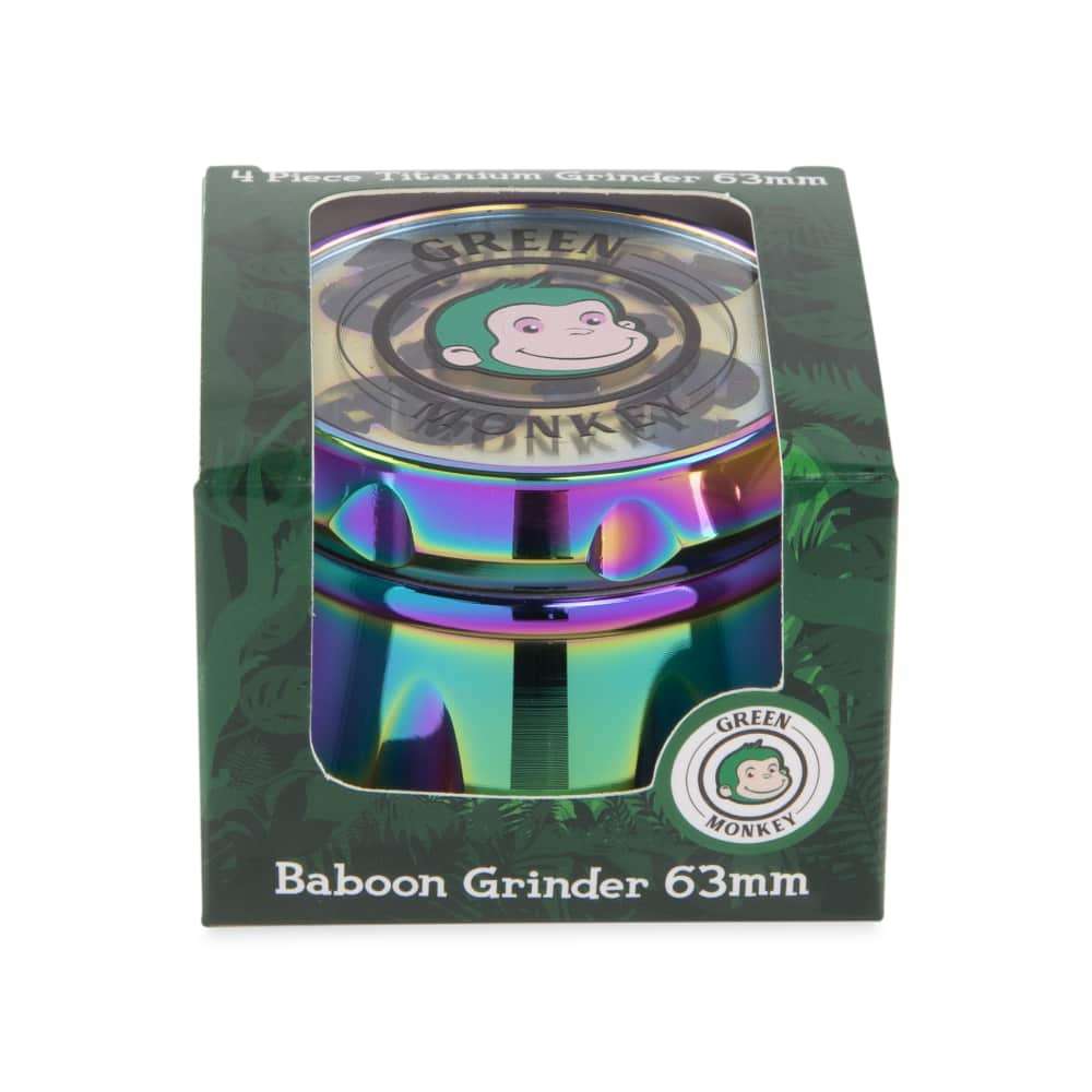 Green Monkey Grinders Baboon Crown 63mm Grinder