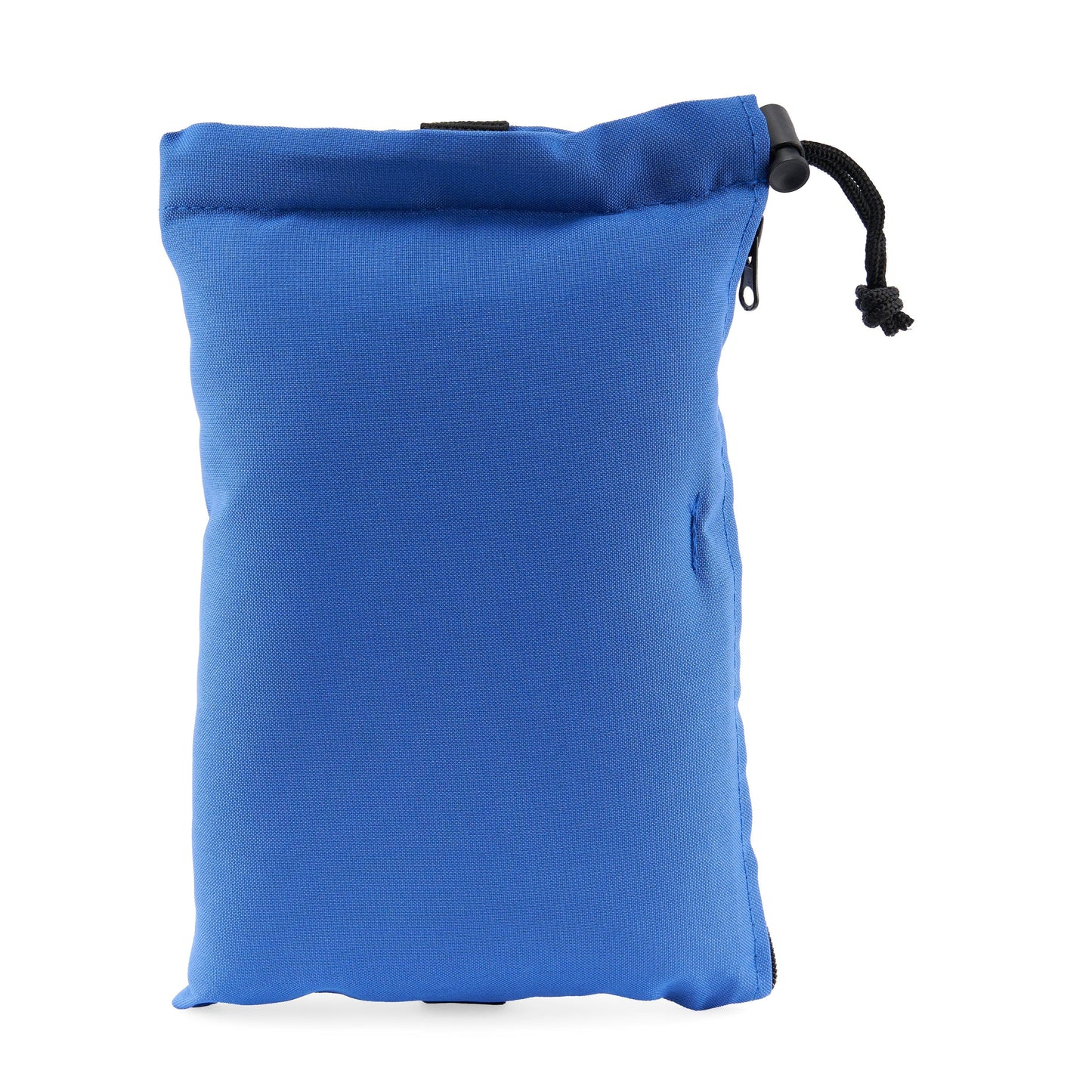 Glass Pillow Travel Bag Blue 11" Storage Pouch with Zipper and Drawstring