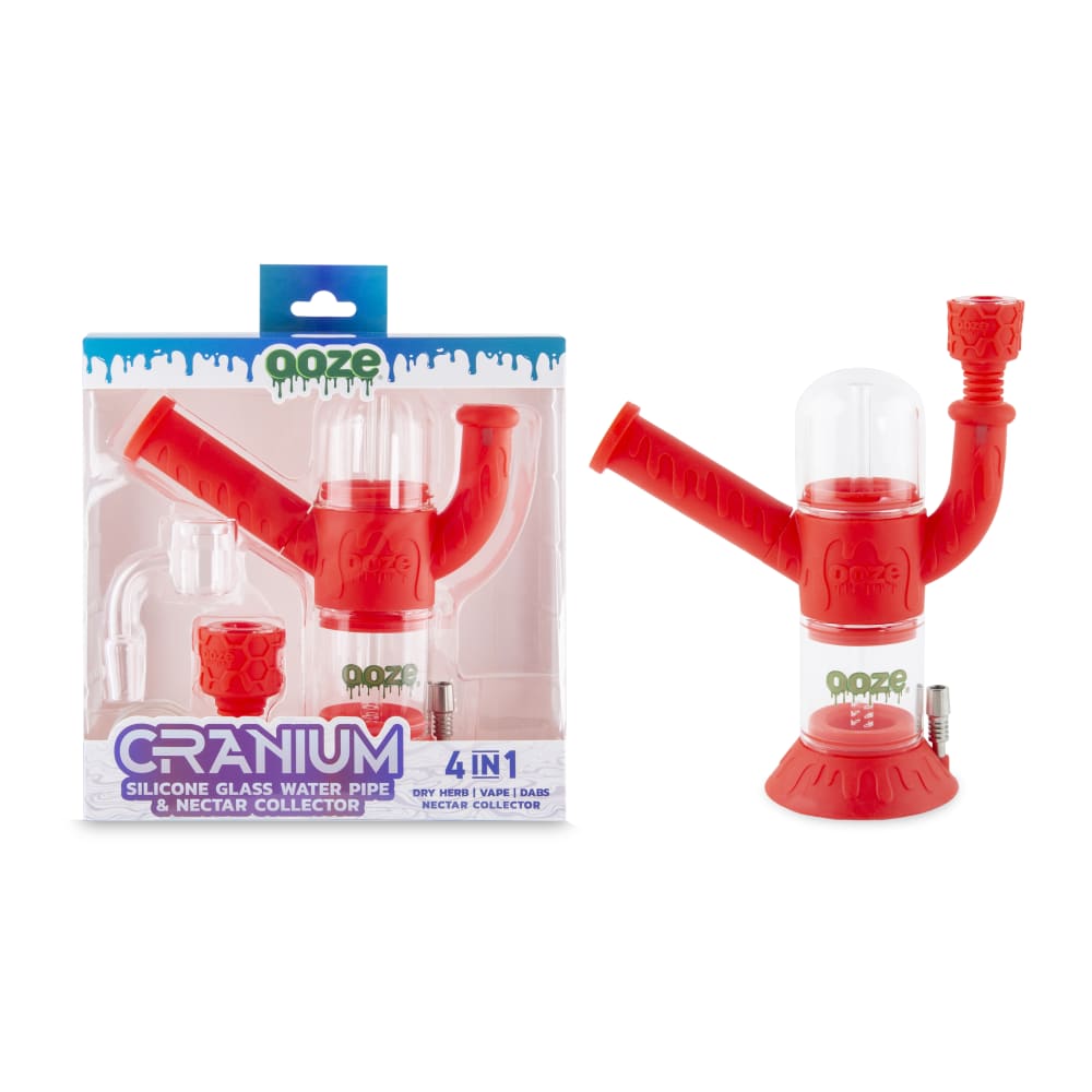 Ooze Cranium Silicone 4-in-1 Hybrid Bong