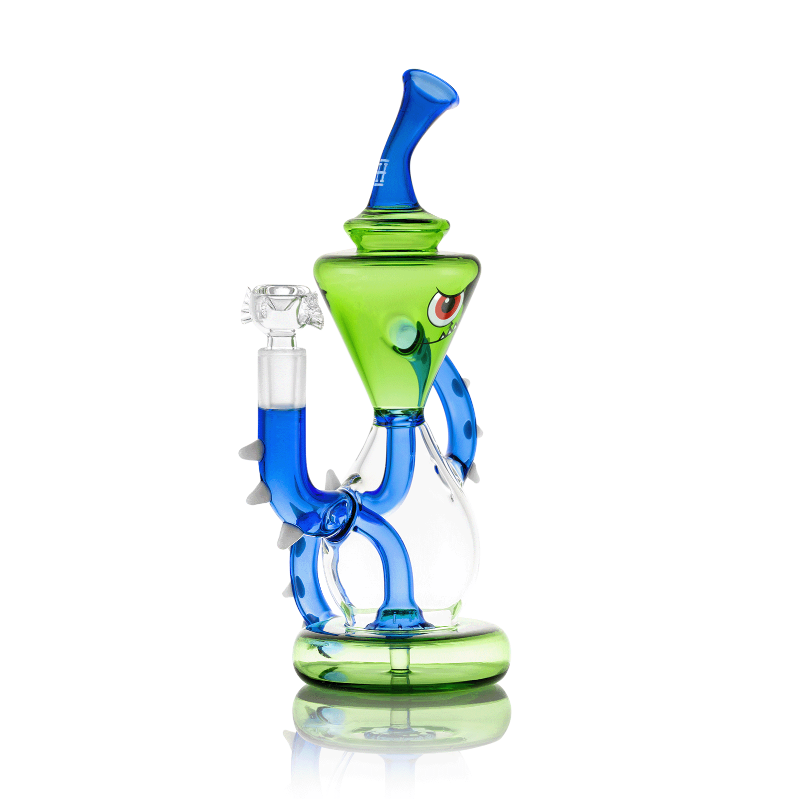 HEMPER Bong Green Candy Monster XL Bong 9"