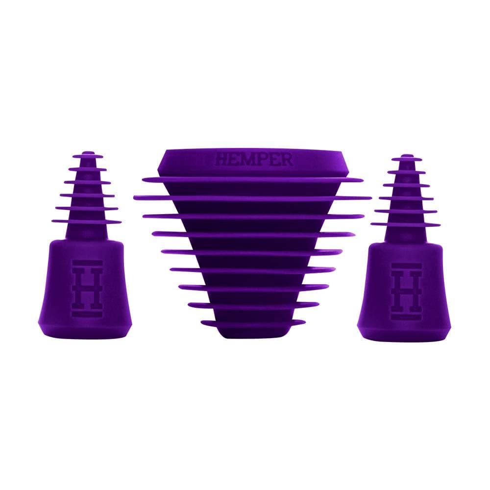 A close-up of the HEMPER Tech Cleaning Plugs+Caps displayed against a plain white background.