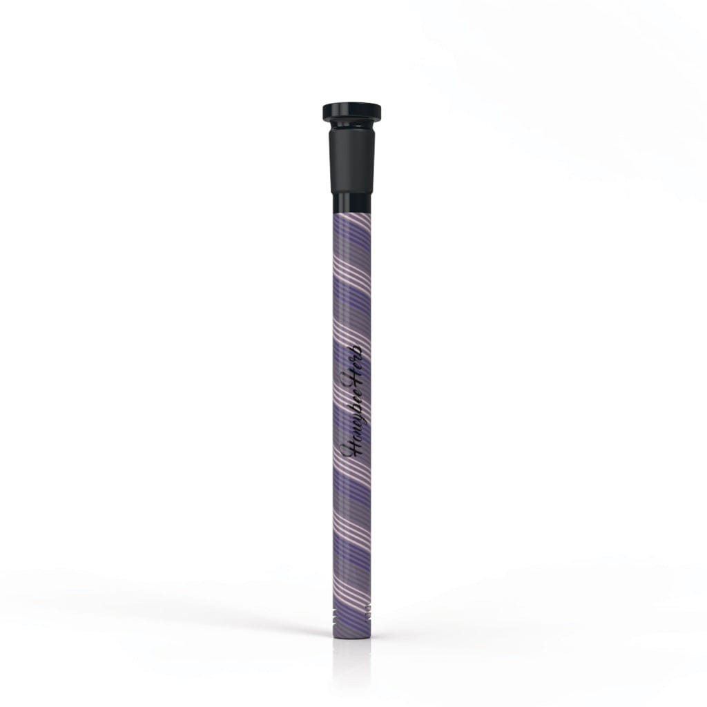 A studio shot of the CANDY POP DOWNSTEM, showcasing its colorful, patterned design against a plain white background.