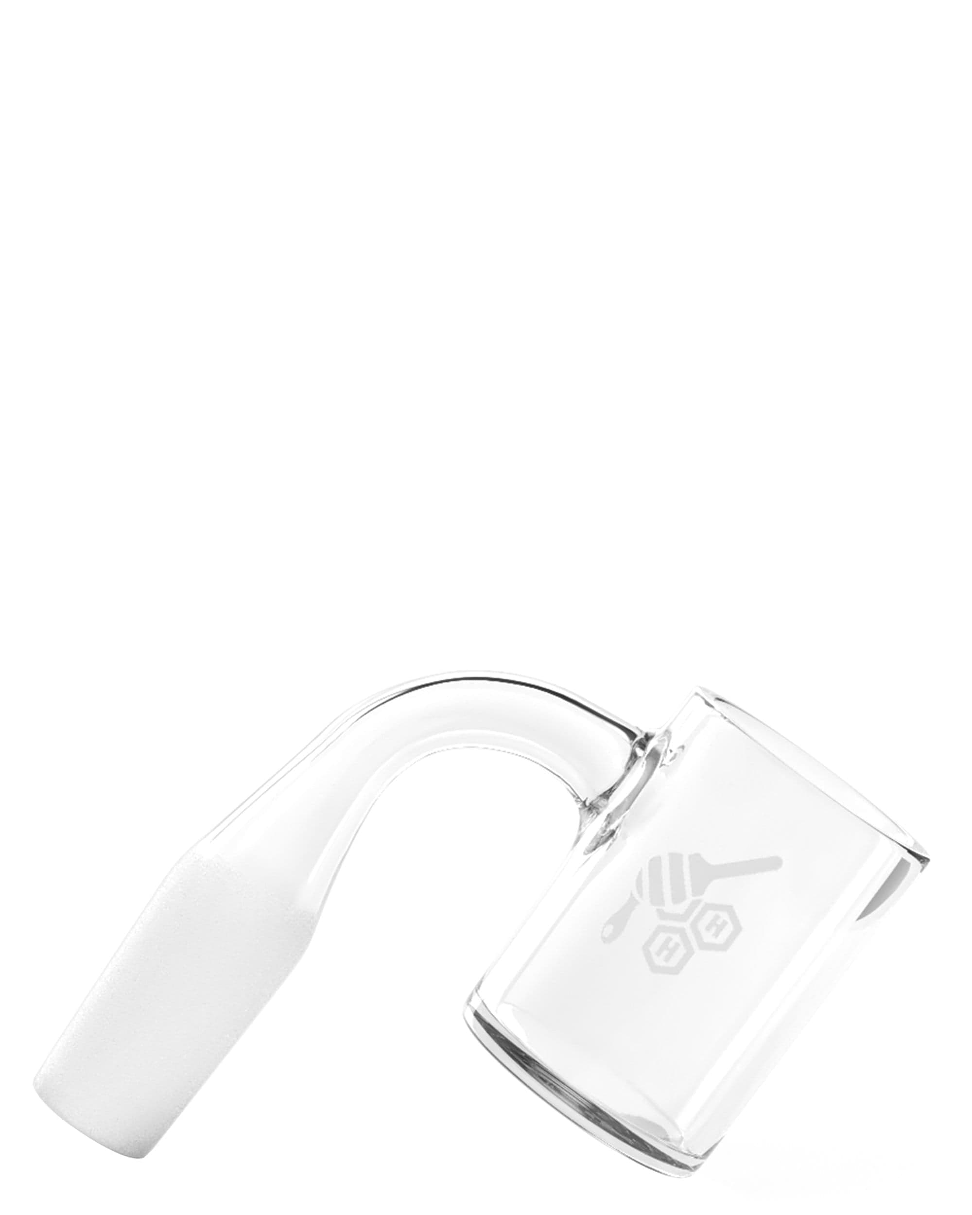 Honeybee Herb Flat Top Original Quartz Banger - 90° | Yellow Line