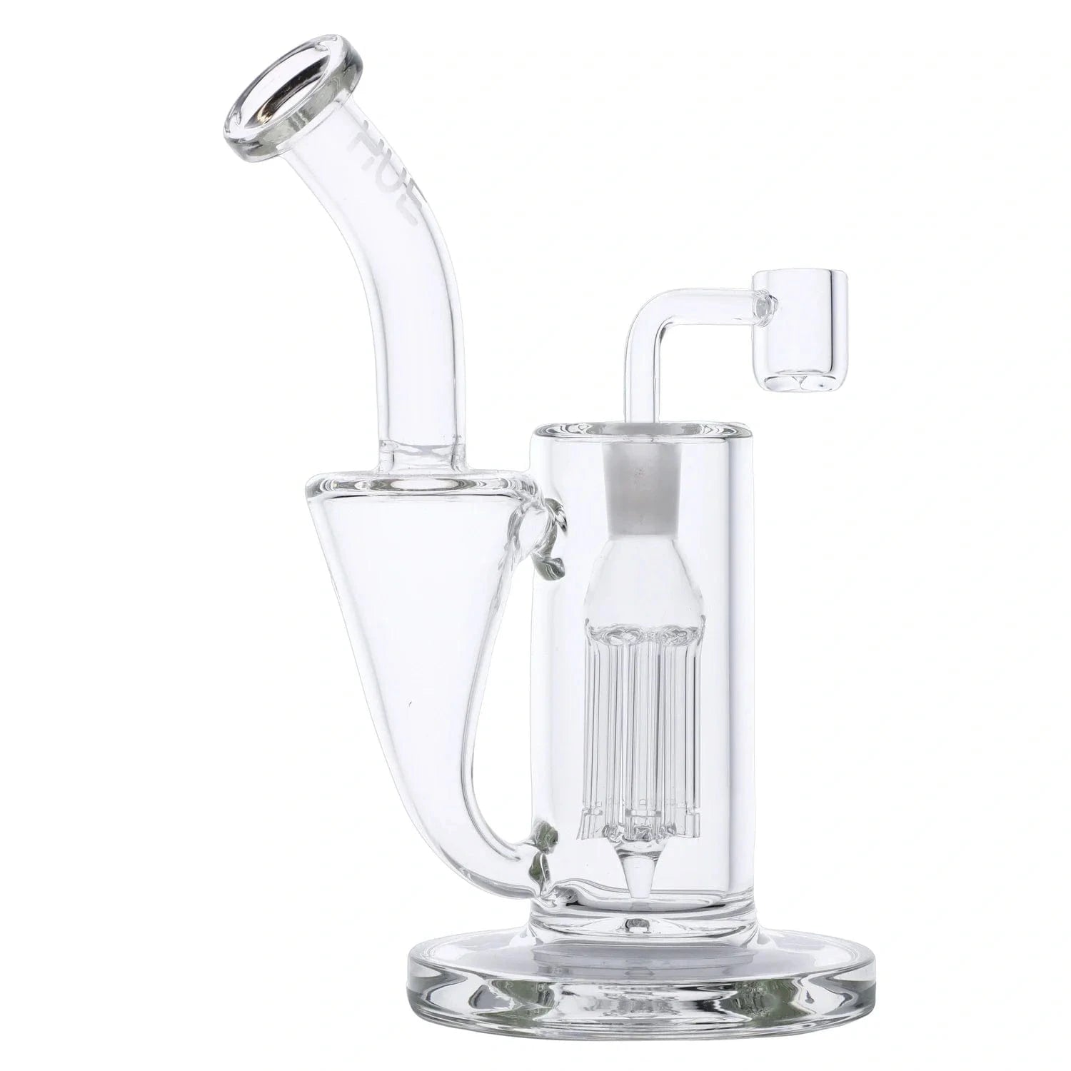 Hue Bong Whirlpool Dab Rig Clear - 9"