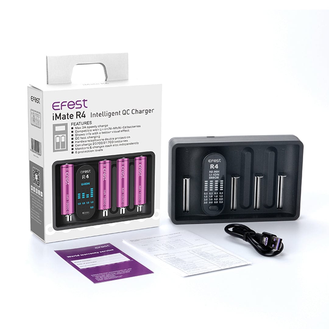 Efest External Battery Charger Imate R4 Battery Charger