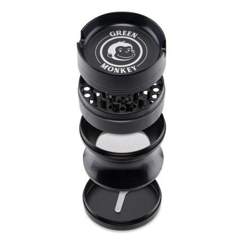 Green Monkey Grinders Chacma 63mm Magnetic Grinder with Ashtray