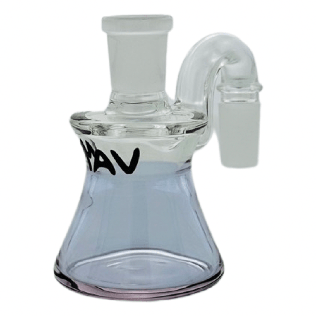 MAV Glass Ashcatcher transparent purple Dry Ash Catcher 14mm/90°