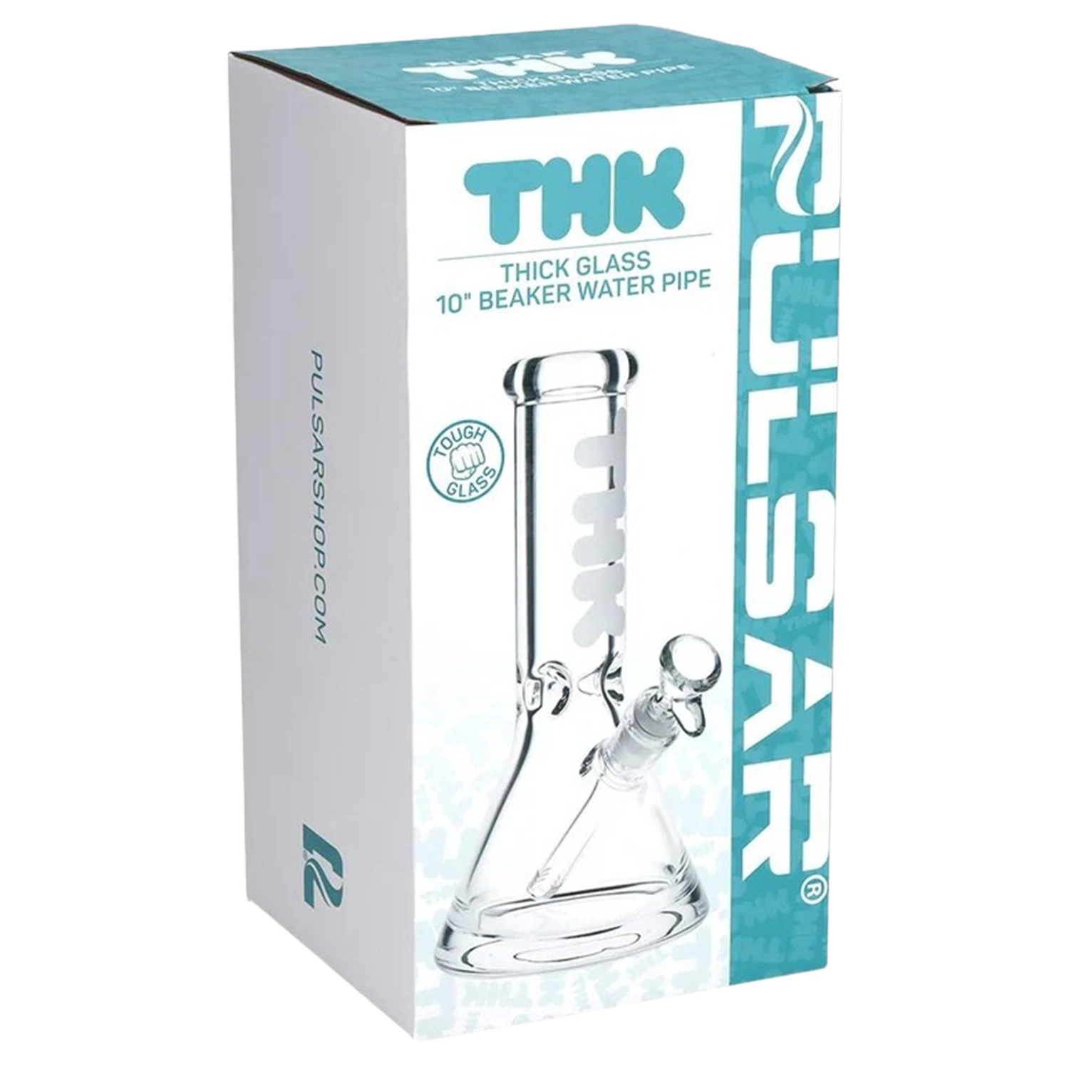 Pulsar "THK" 9mm Beaker Glass Water Pipe - 10" / 14mm F