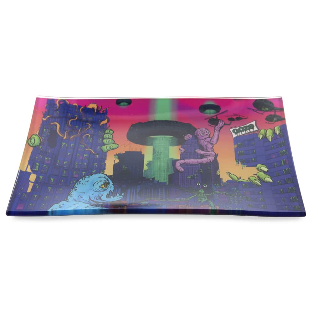 Ooze Rolling Tray Ooze Shatter Resistant Glass Rolling Tray