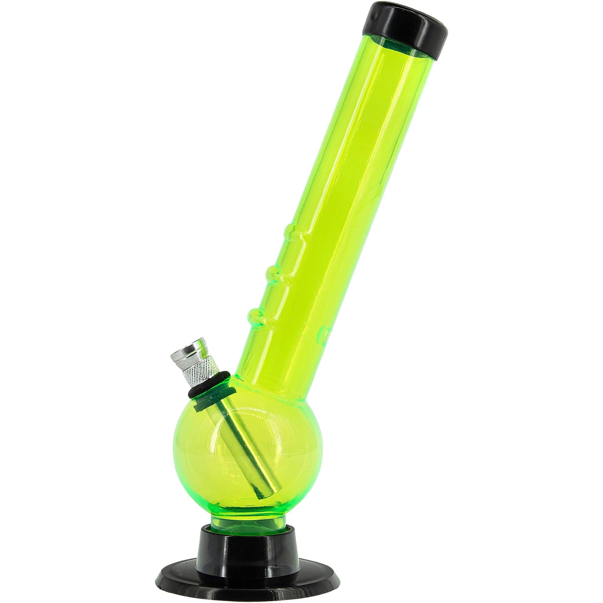 JM Enterprises Bongs 8" Acrylic Angled Neck Bubble Bong