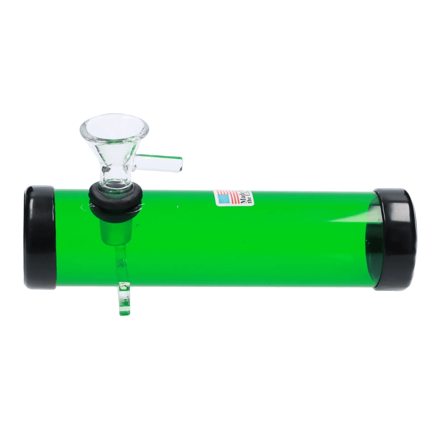 JM Plastic Steam Roller Dark Green JM Plastics Smokey with Glass Bowl Acrylic Steam Roller