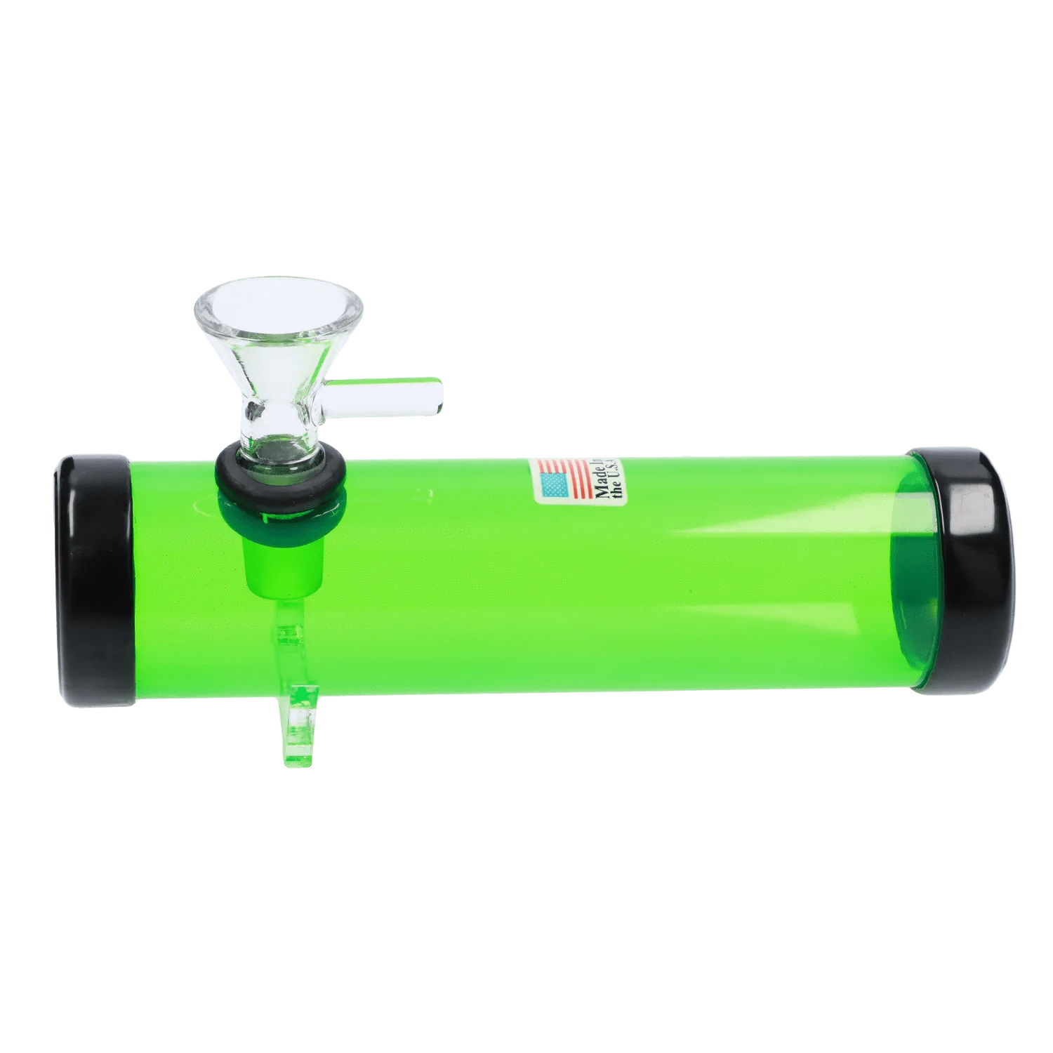 JM Plastic Steam Roller Light Green JM Plastics Smokey with Glass Bowl Acrylic Steam Roller