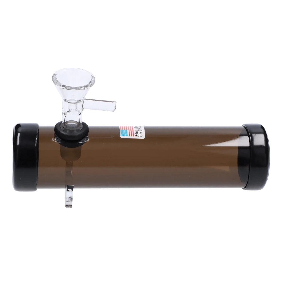 Pvc Steamroller JM Plastics Smokey with Glass Bowl Acrylic Steam Roller