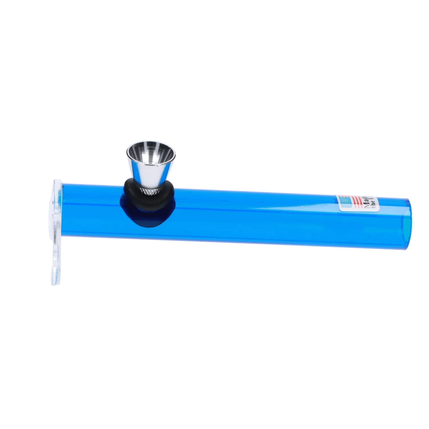 JM Plastic Water Pipe Blue JM Plastics Mini Smokey Thick Acrylic Steam Roller