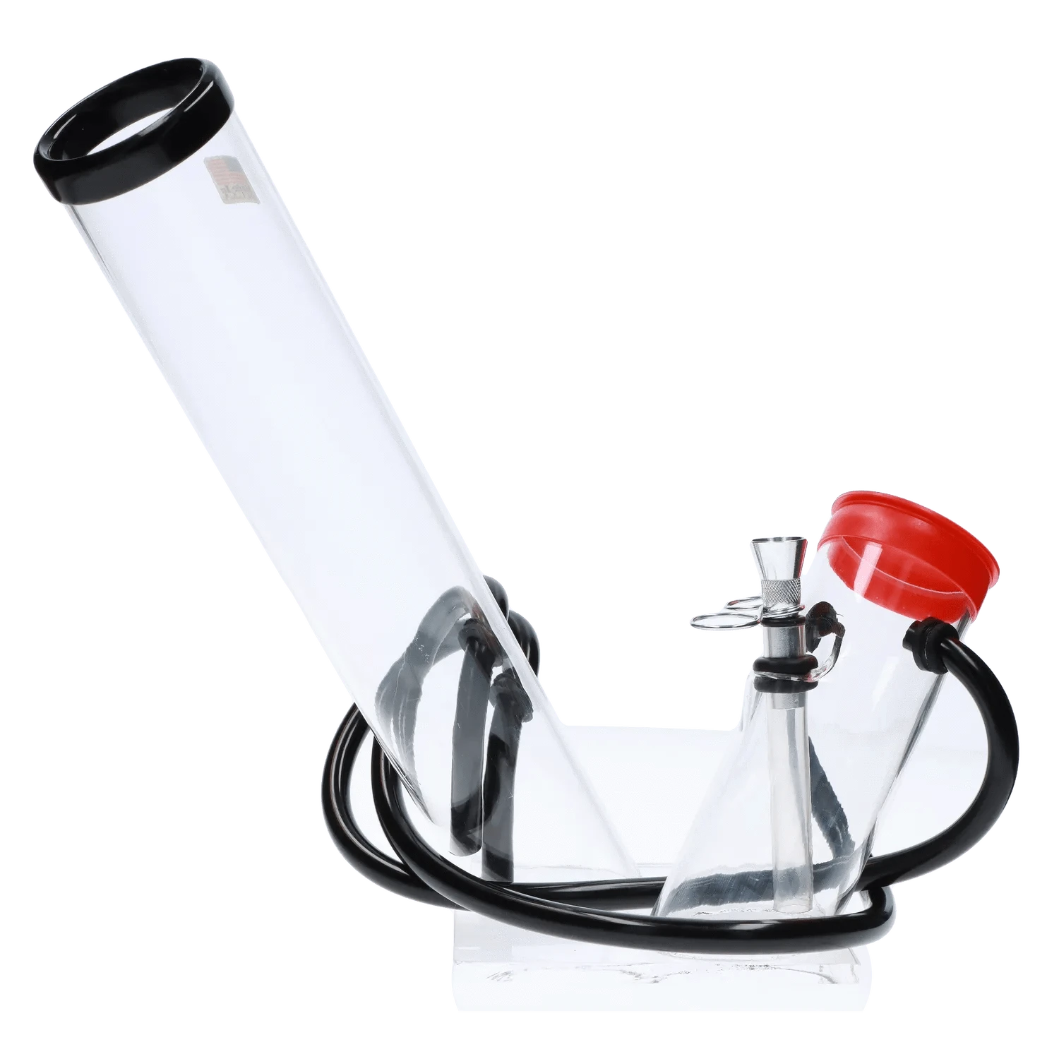 JM Plastic Water Pipe Clear JM Plastics Multi-Chamber Acrylic Water Pipe