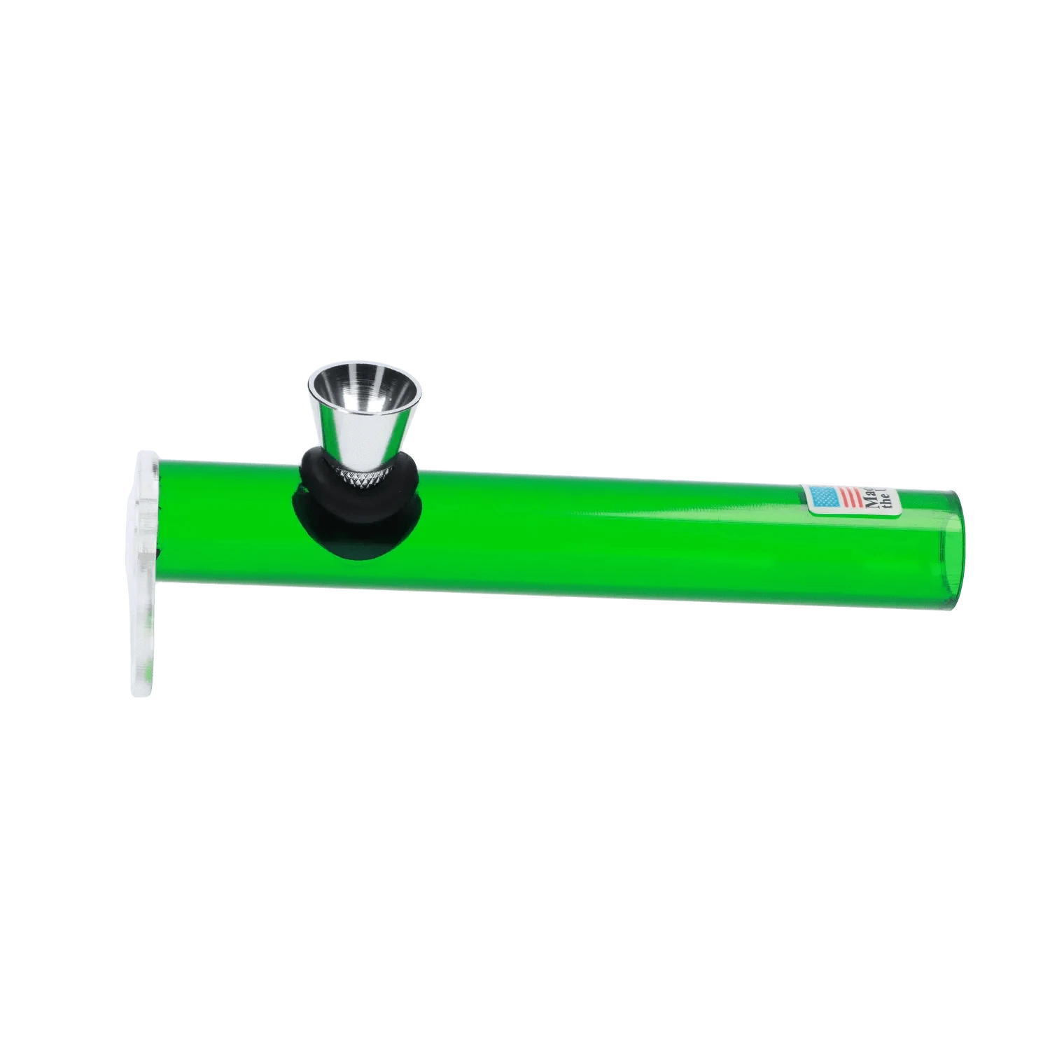 JM Plastic Water Pipe Green JM Plastics Mini Smokey Thick Acrylic Steam Roller