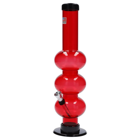 JM Plastic Water Pipe JM Plastics Triple Bubble Acrylic Water Pipe - 12 in.