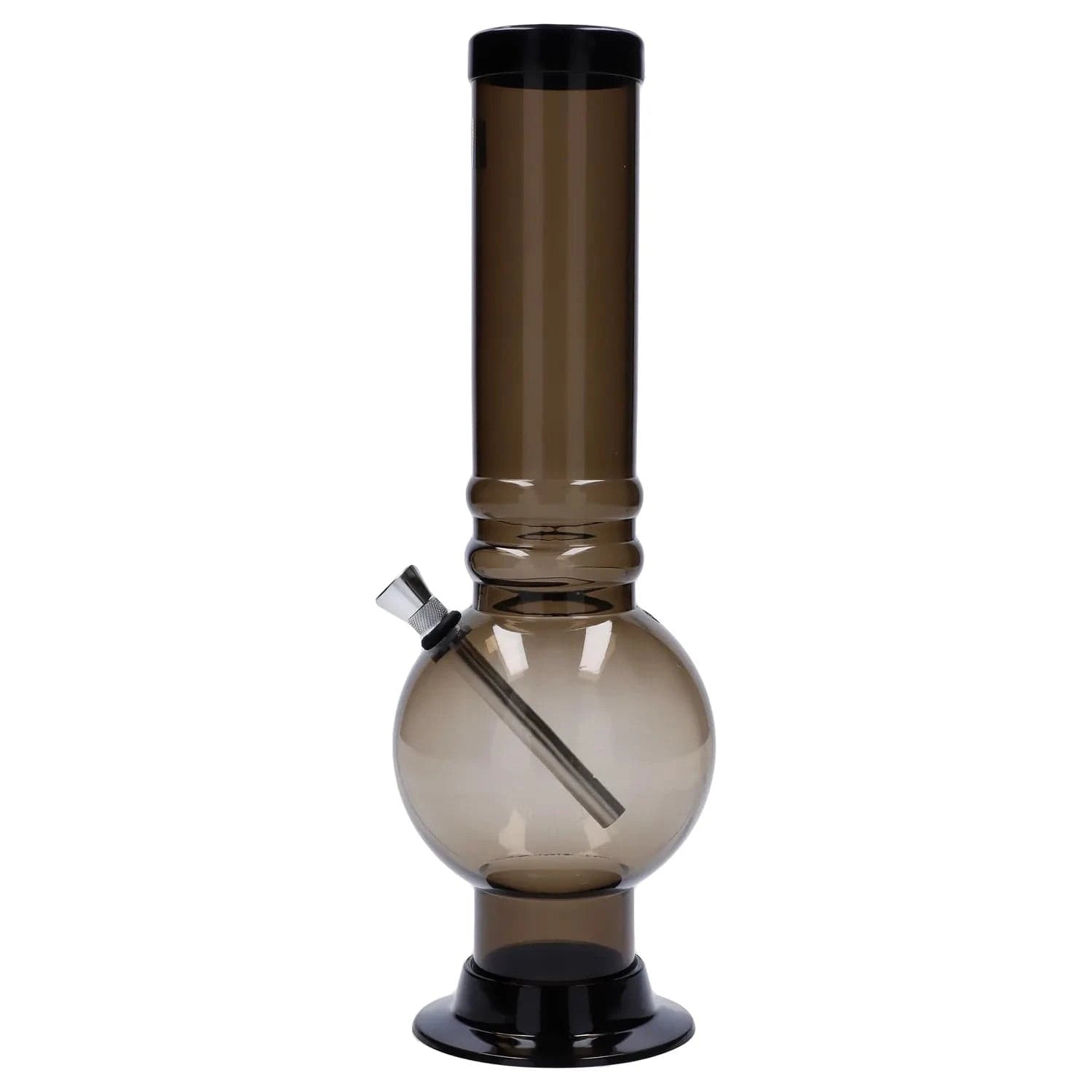 JM Plastic Water Pipe Smoke JM Plastics Large Bubble Base with Grip Acrylic Water Pipe - 12 in.